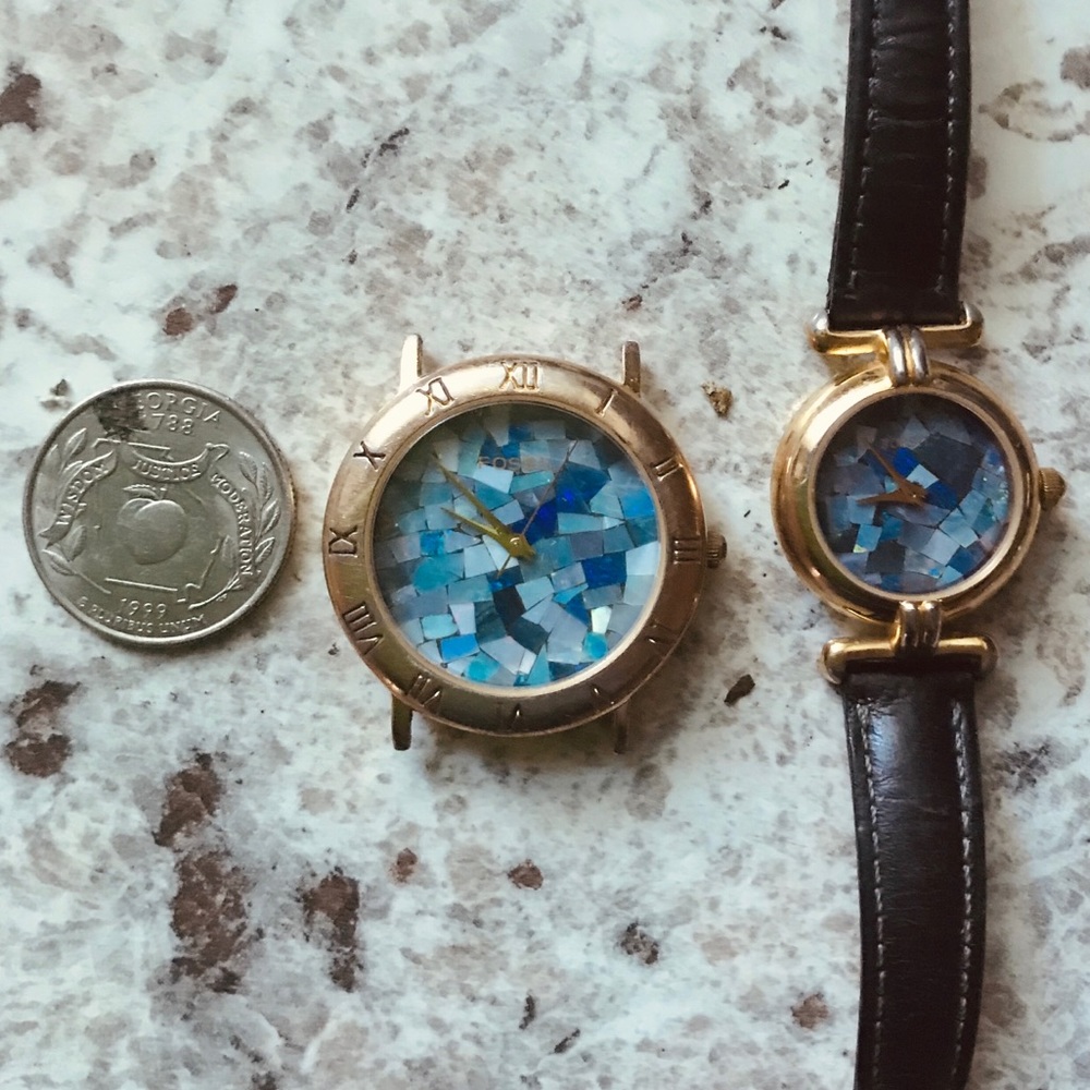 RARE VINTAGE 1990’s MOSIAC FOSSIL WATCH SC-5289 - Picture 5 of 8